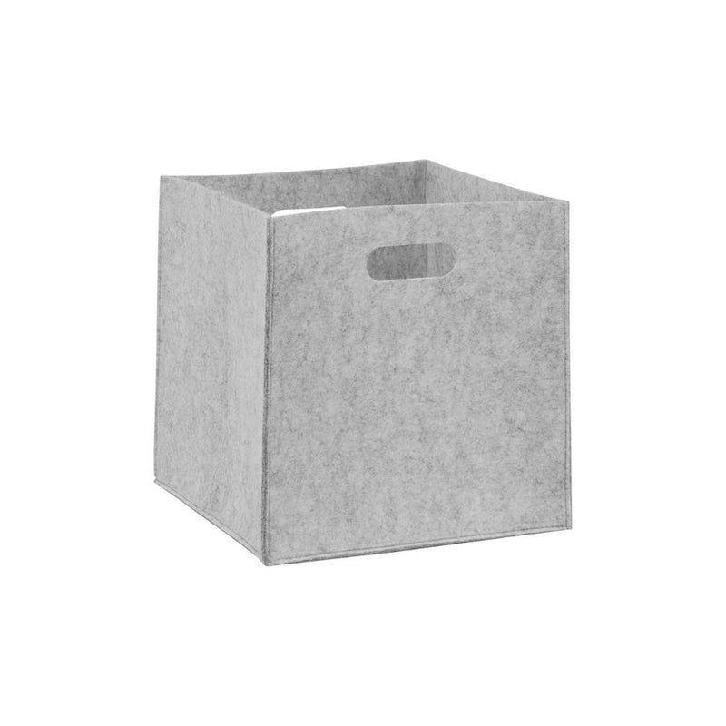 One felt storage box cube for guinea pig C&C cage grey Kavee
