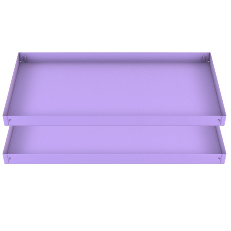 two 4x2 purple lilac pastel coroplast sheets or correx for guinea pig cage C&C cc c and c from brand kavee