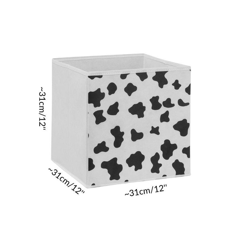 Cowprint & White Storage Box for Guinea Pig C&C Cage - Kavee