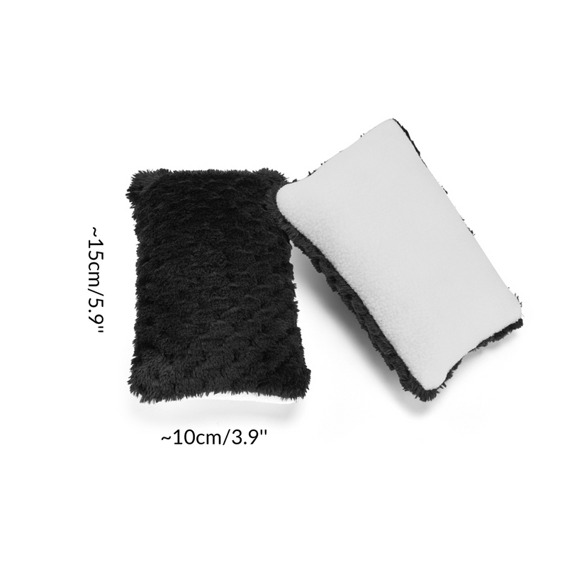 dimensions of guinea pig pillows black print