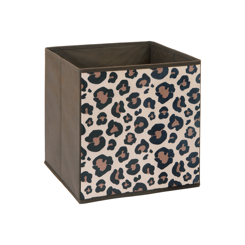 One storage box cube for guinea pig CC cage leopard print Kavee