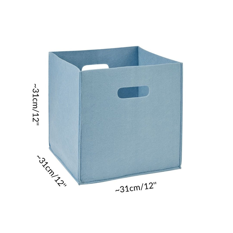 Measurements of one storage box cube for guinea pig CC cage blue Kavee