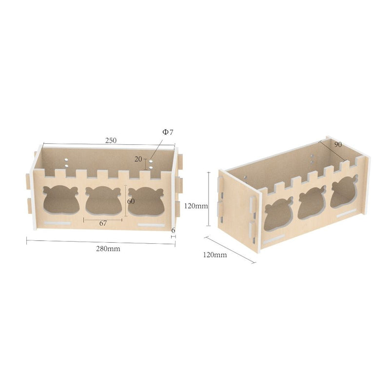 dimensions of kavee cages guinea pig wooden hay rack