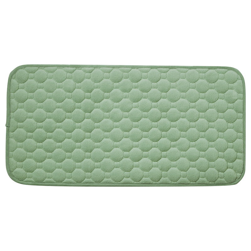 Pictured is the mint green waterproof guinea pig lap pad from Kavee in front of a white background.