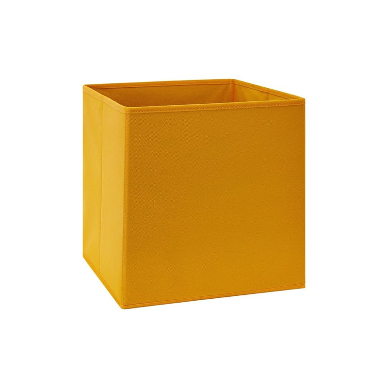 Back of One storage box cube for guinea pig CC cage daisy yellow Kavee