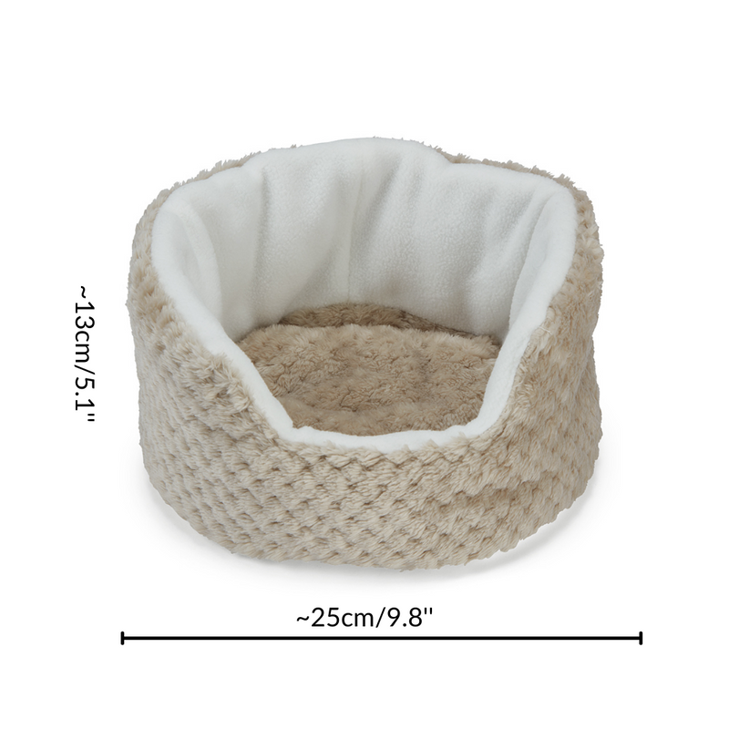 Dimensions of a guinea pig sofa bed cuddle cup taupe pattern