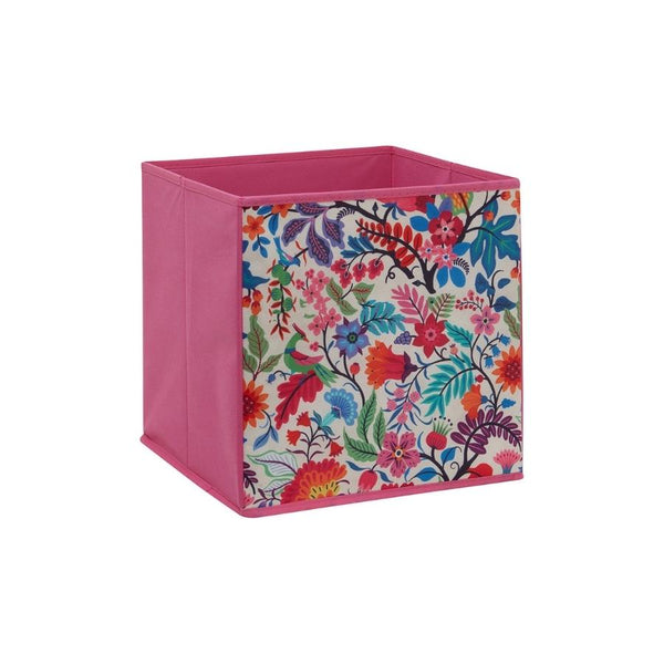 cube storage box for C&C cage kavee guinea pig pink flower fushia UK